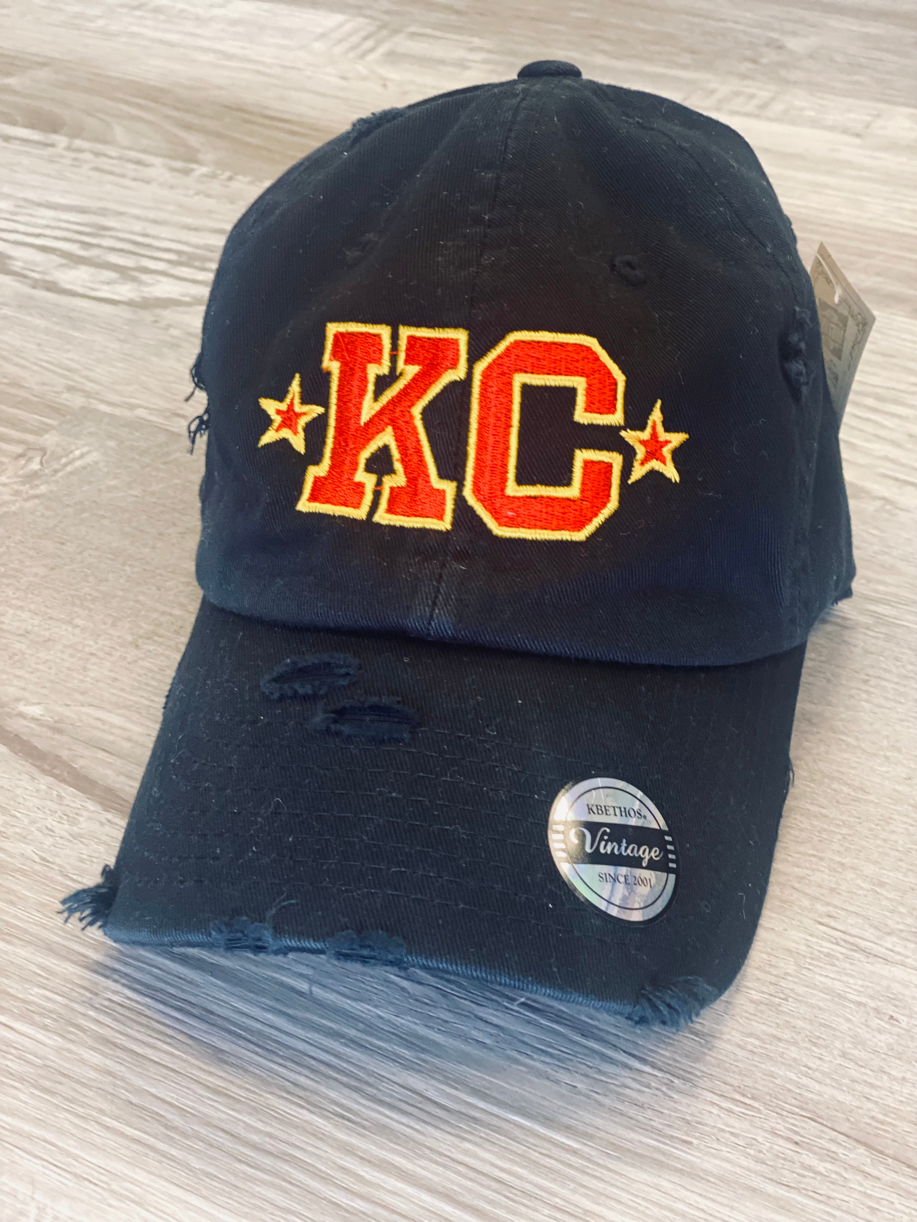 KC Chiefs Kansas City BLING Baseball Hat 