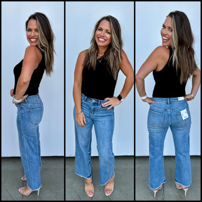 Jillian{Vervet}Super High Rise Crop