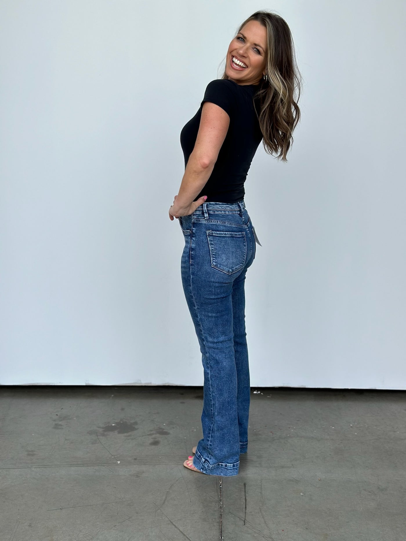 Darcy{Lovervet} High Rise Bootcut