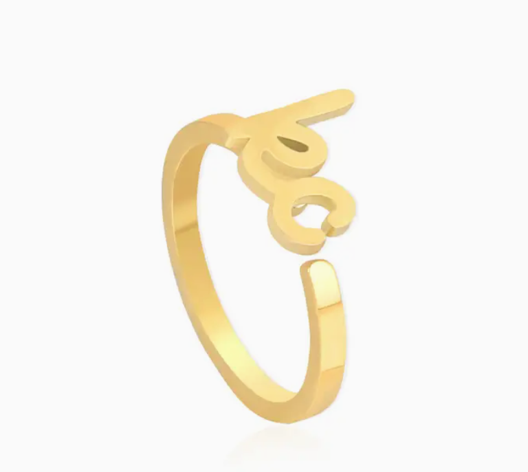 KC Script Ring